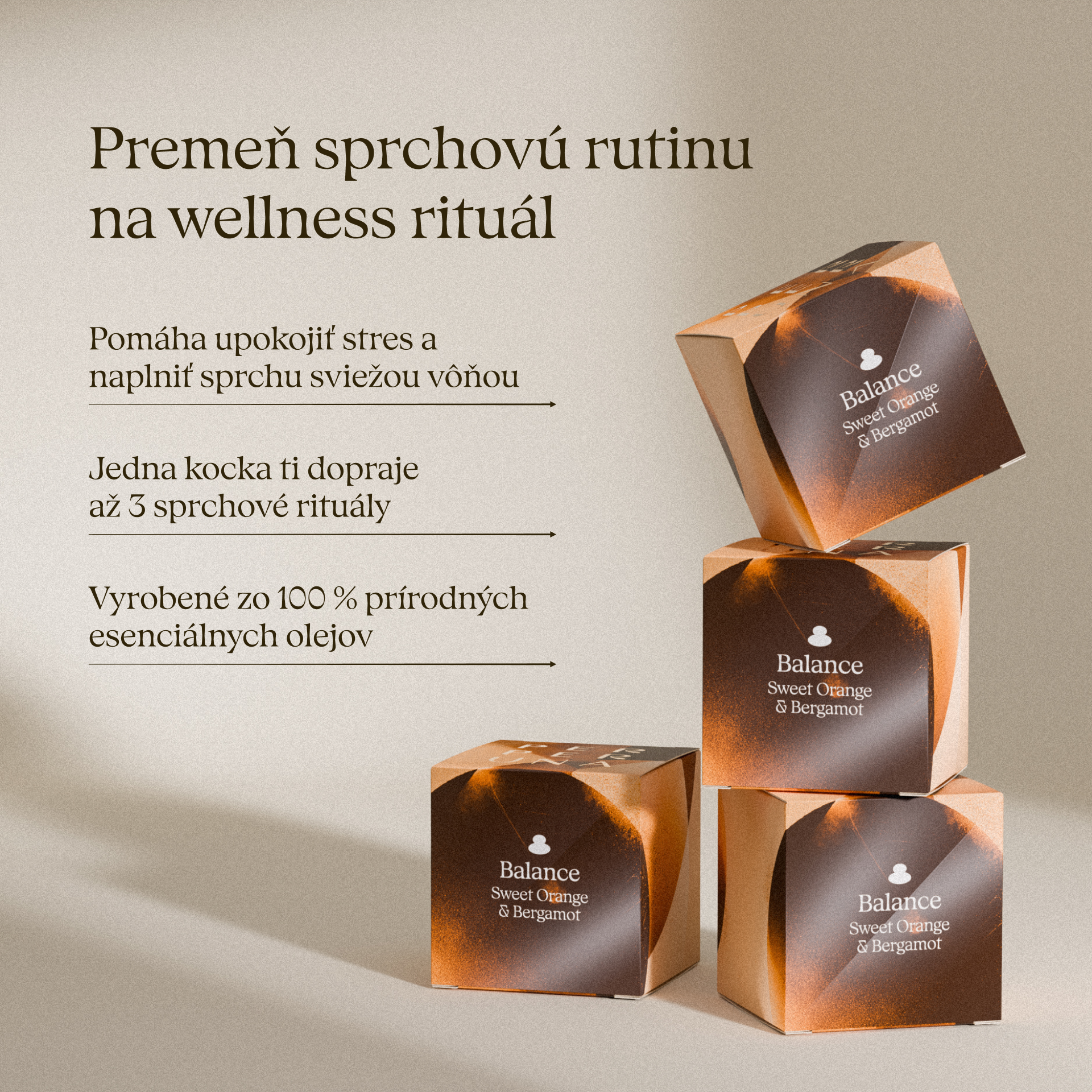 Balance - Aromatična kocka za tuširanje