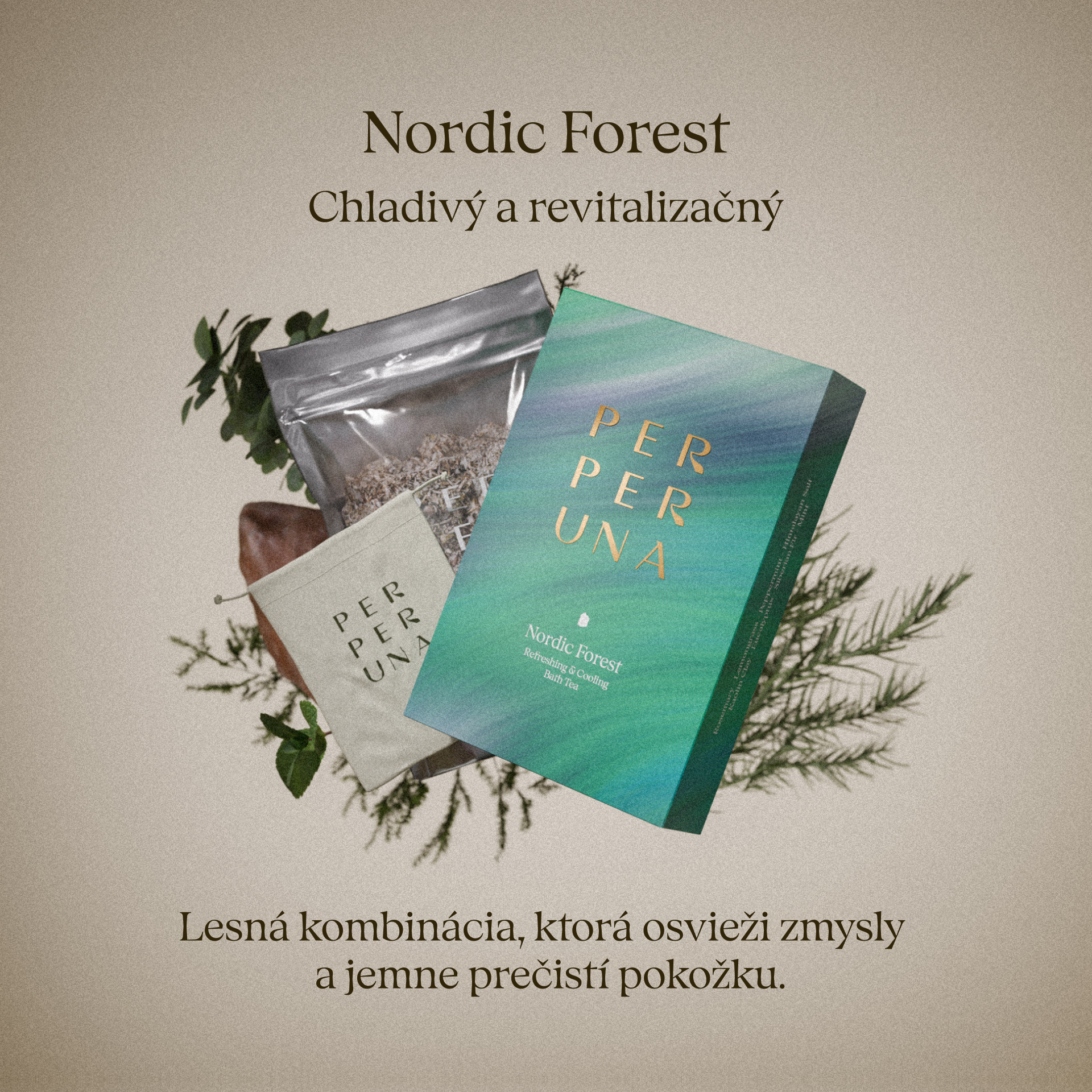 Nordic Forest - Čaj za kupku - Osvježavajući i pročišćavajući