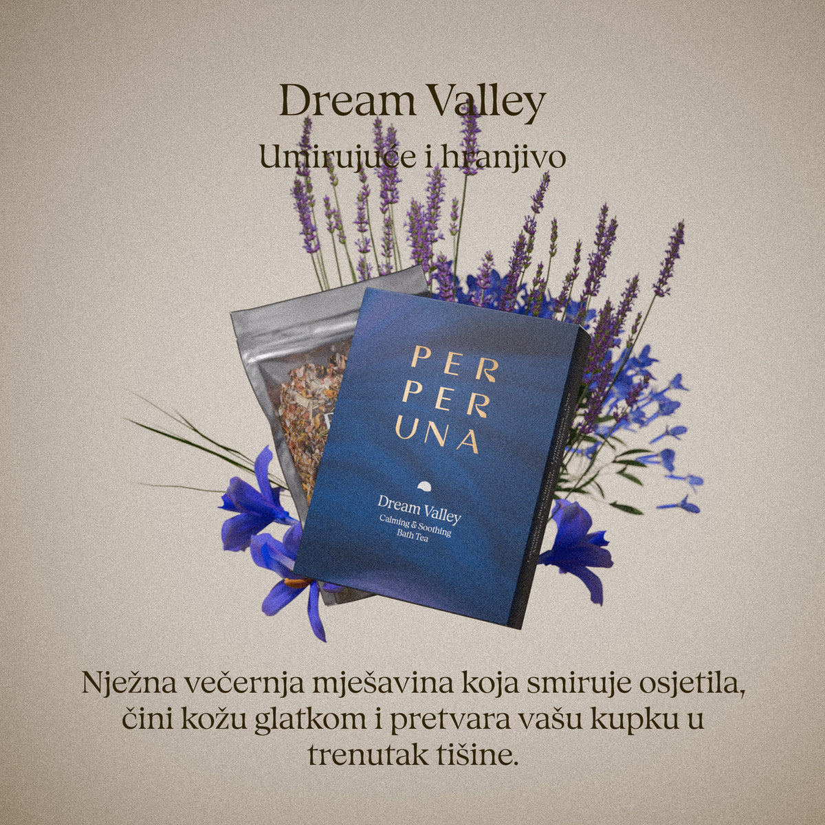 Dream Valley 50 g – čaj za kupku: kartica mirisa