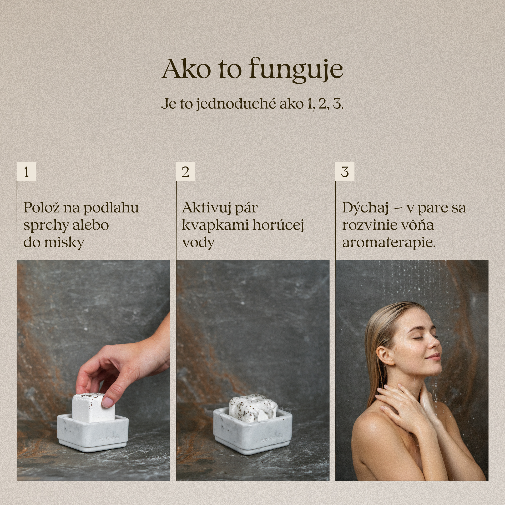 Breathe - Aromatična kocka za tuširanje
