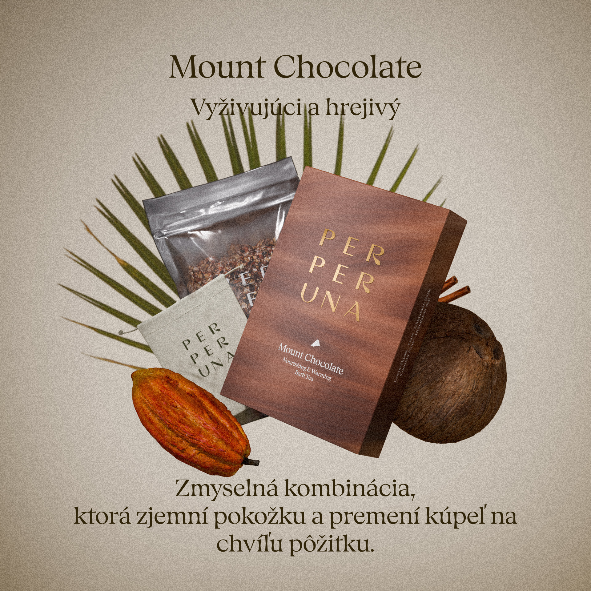 Mount Chocolate - Čaj za kupku - Grijući i hranjivi