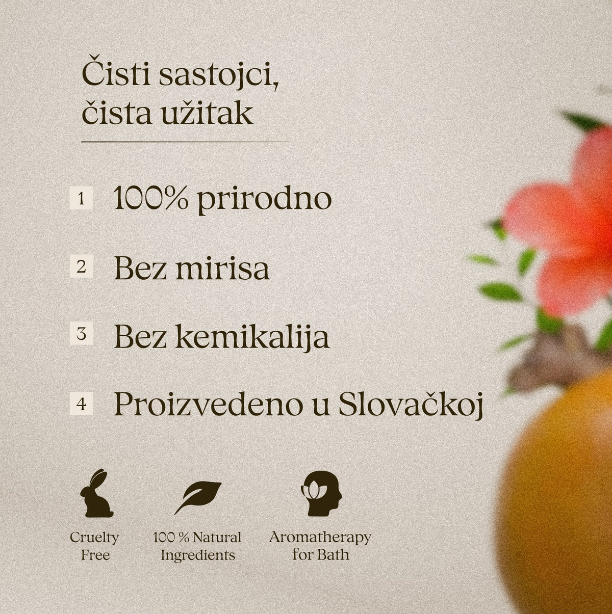 Herbal Spring 50 g – čaj za kupku: čisti sastojci, bez mirisa, proizvedeno u Slovačkoj