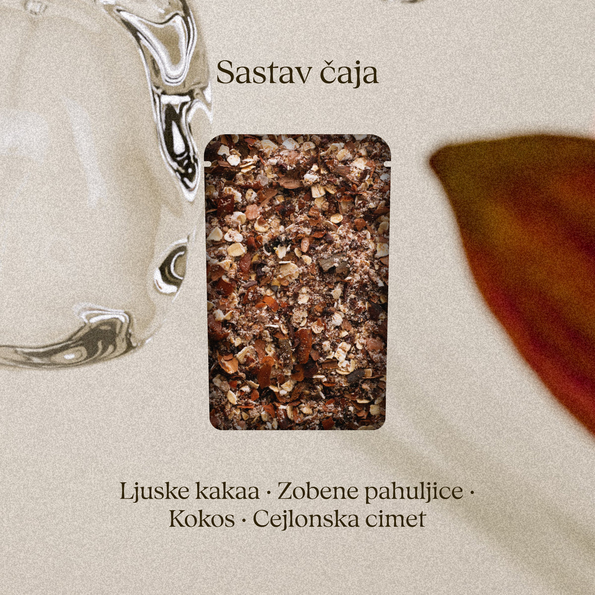 Mount Chocolate 50 g – čaj za kupku: sastav čaja